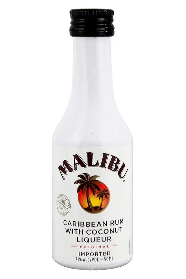 Malibu coconut flavoured rum 50ml miniature bottle