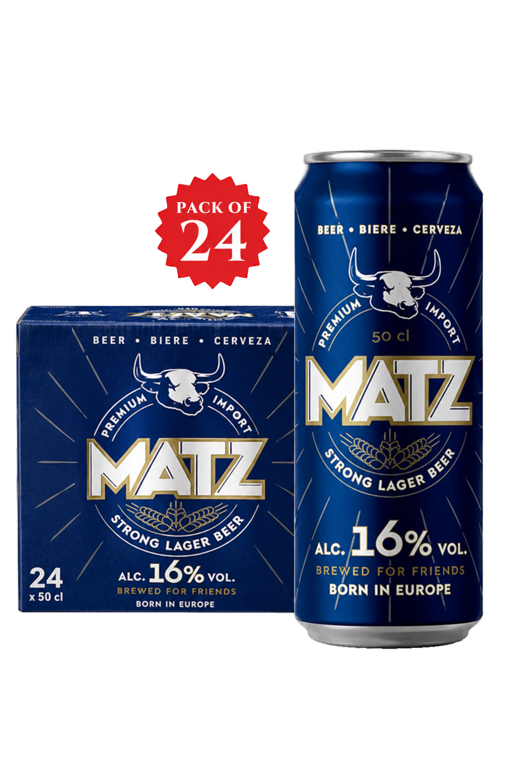 MATZ extra strong beer 16% ABV 500ml