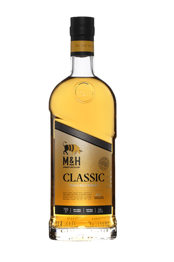 M&H Classic Milk and Honey single malt whisky 700ml bottle