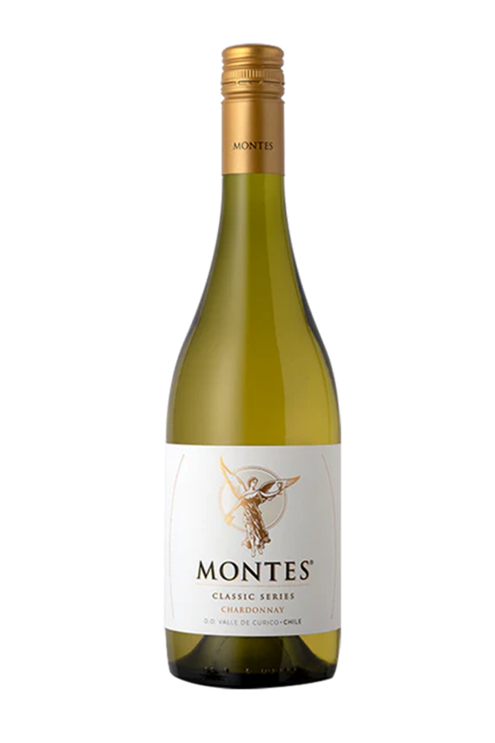 Montes Classic Series Reserva Chardonnay Chilean Chardonnay white wine 750ml glass bottle