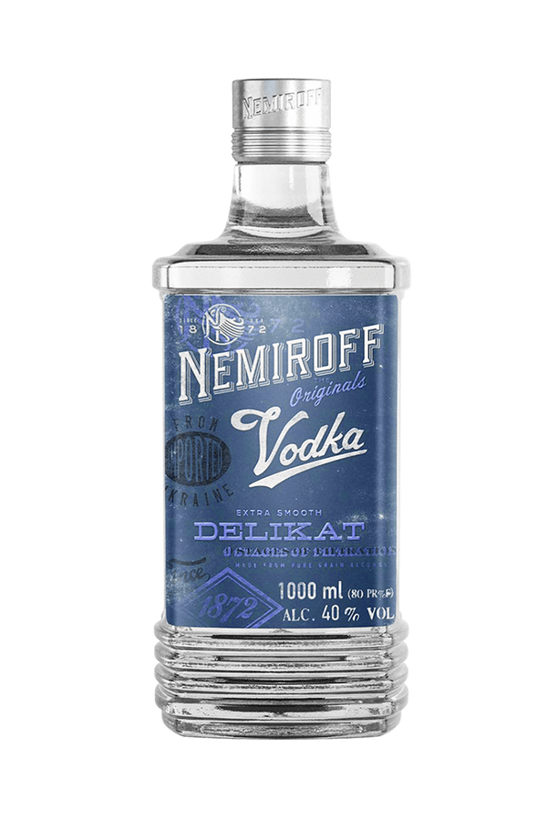 Nemiroff Delikat soft Ukrainian vodka 1 litre bottle