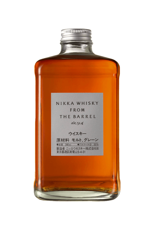 Nikka Whisky From The Barrel Japanese blended whisky 500ml square bottle