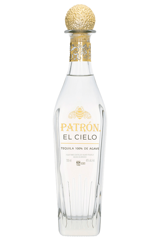 Patrón El Cielo four times distilled silver tequila 700ml bottle
