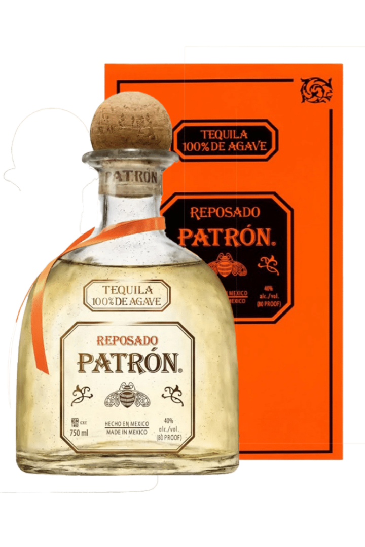 Patrón Reposado Mexican agave tequila 750ml handmade glass bottle