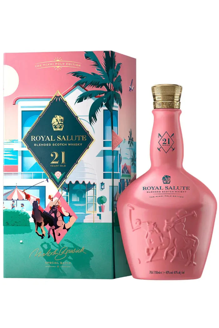 Royal Salute 21 year old Miami Polo Edition blended Scotch whisky 700ml flagon