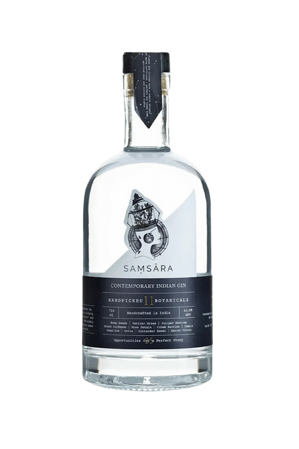 Samsara Indian craft gin 750ml bottle