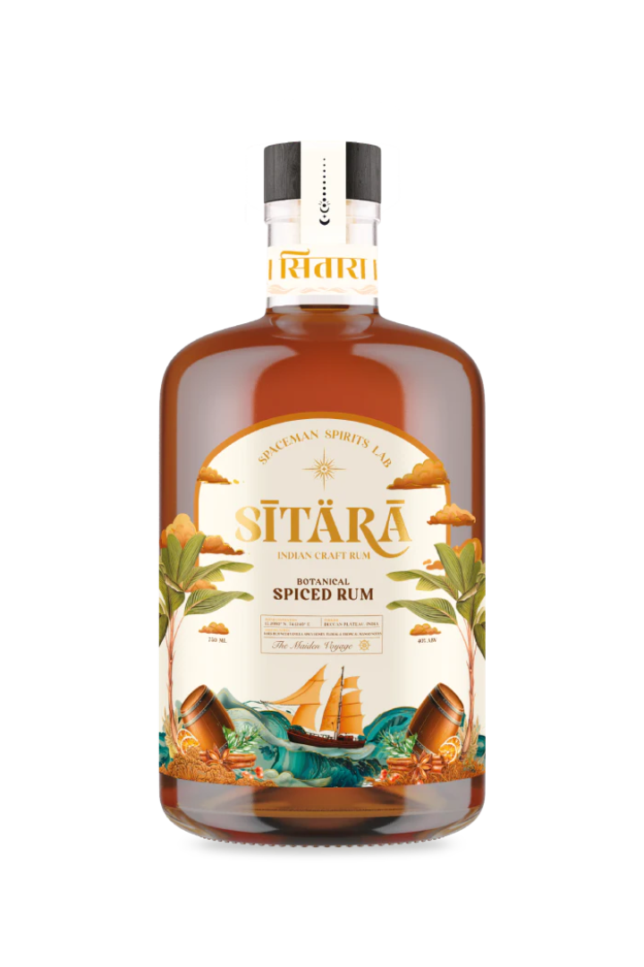 Sitara spiced rum 750ml bottle