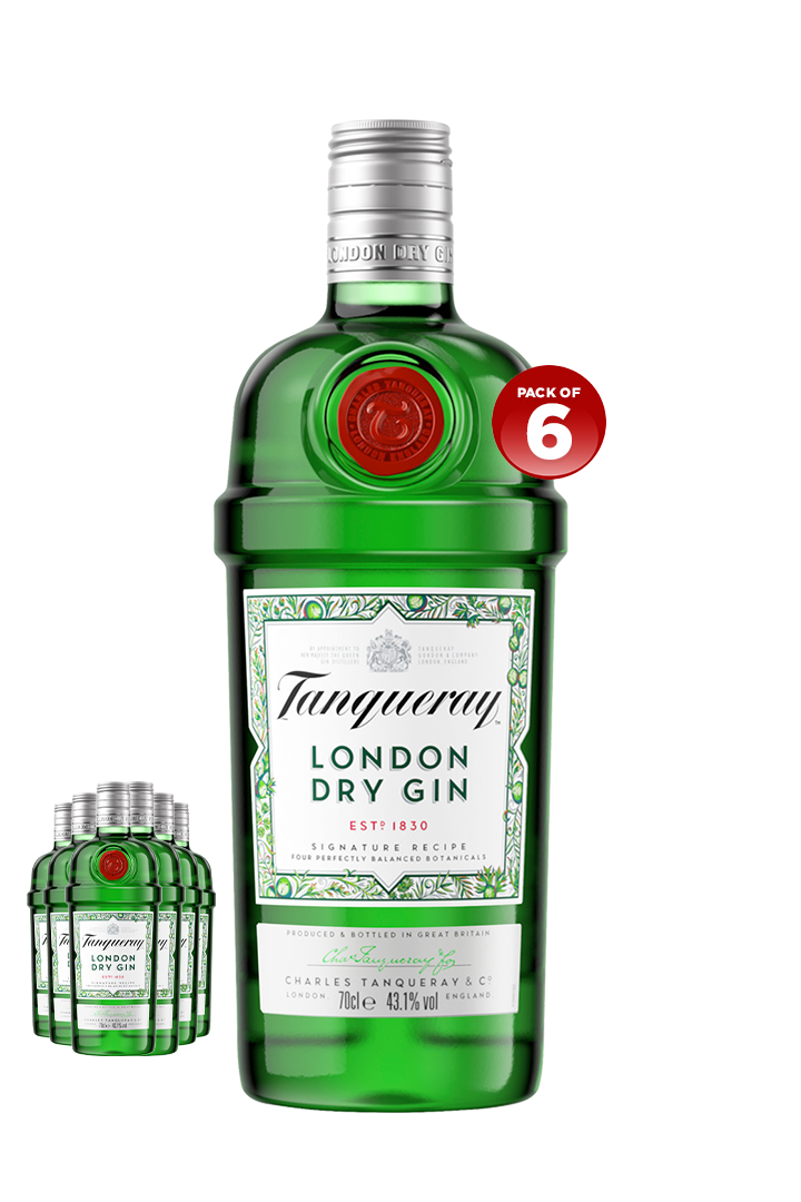 Tanqueray London Dry Gin 1L (PACK OF 6)