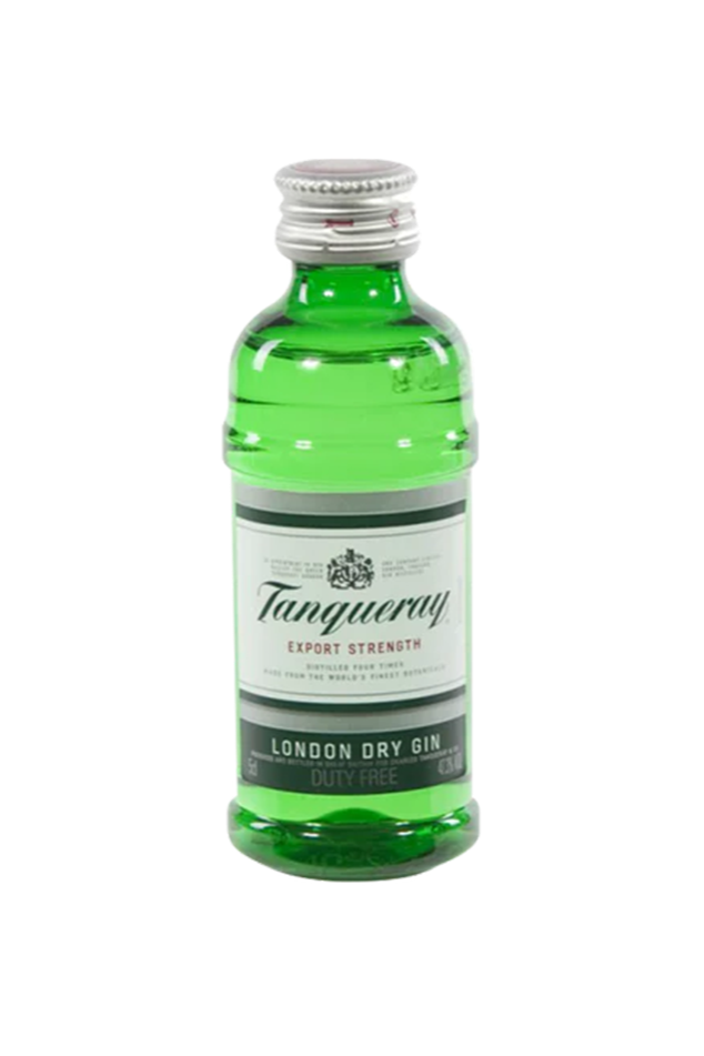 Tanqueray London Dry Gin 50ml miniature green bottle