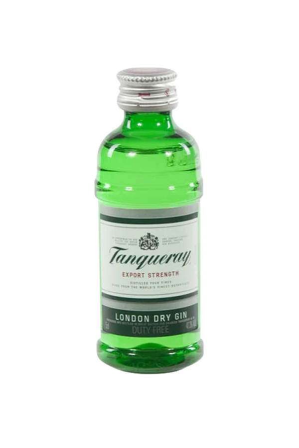 Tanqueray London Dry Gin 50ml miniature green bottle