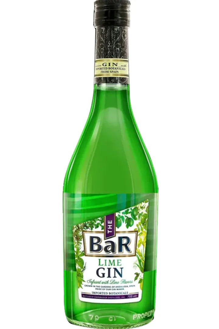 The Bar Premium Lime flavoured gin 700ml bottle