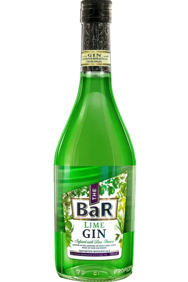 The Bar Premium Lime flavoured gin 700ml bottle