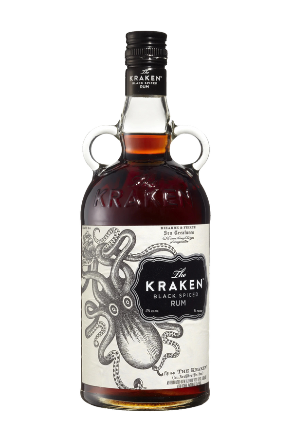 The Kraken Black Spiced Caribbean rum 700ml bottle