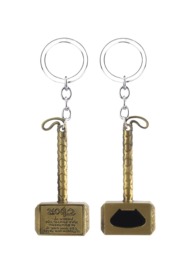Bottle opener shaped like Thor's hammer Mjolnir
