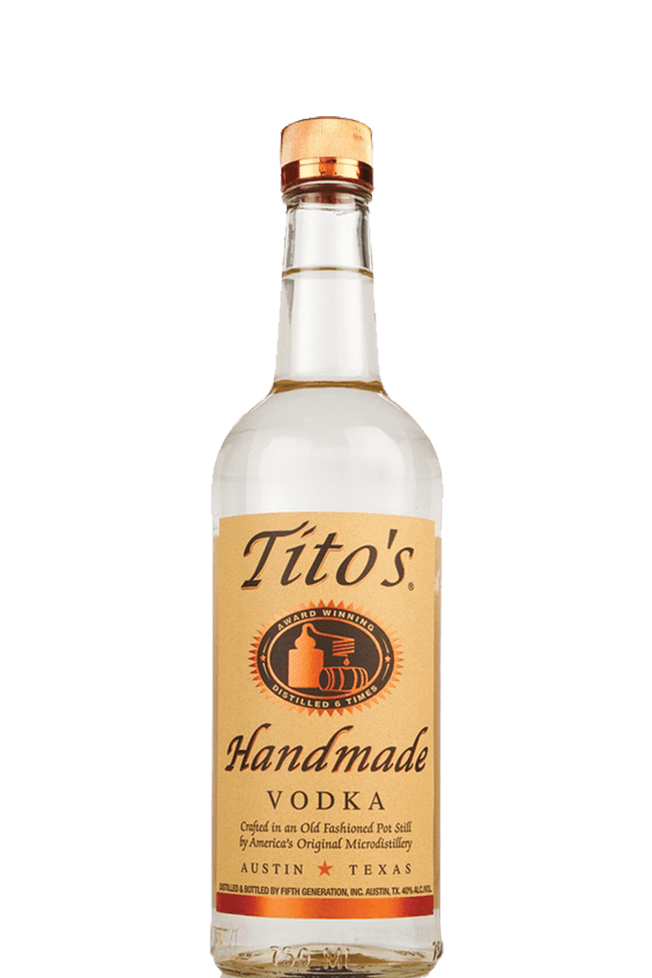 Tito's Handmade Texas corn vodka 750ml bottle