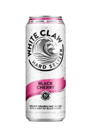 White Claw Black Cherry hard seltzer 330ml can